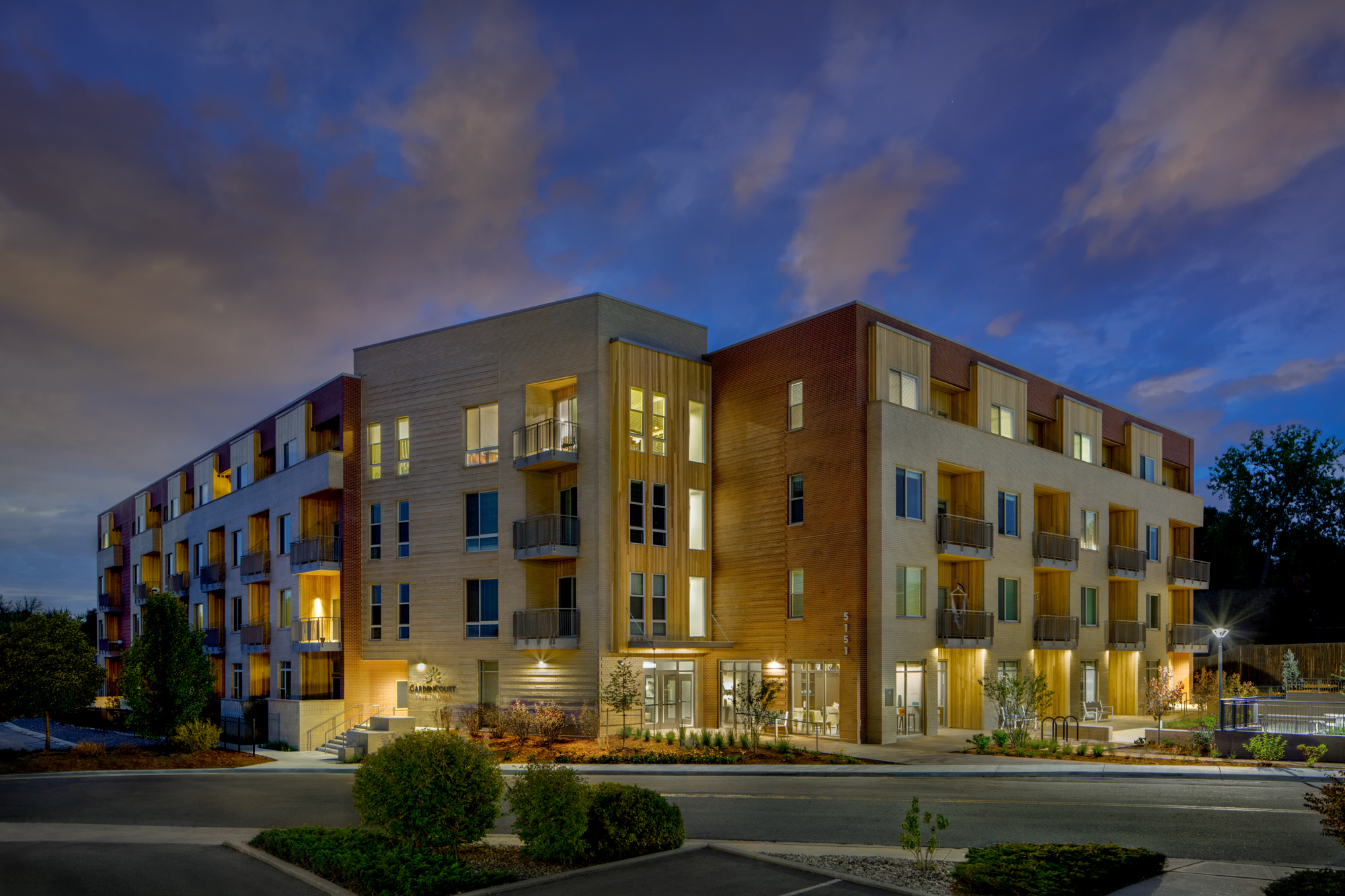 Garden Court at Yale Station Mile High Development